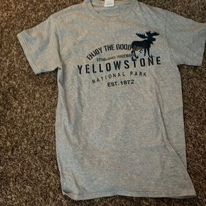 grey Yellowstone t-shirt